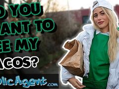 Public Agent Do you want to see my tacos porn parody 18 year old sexy waitress